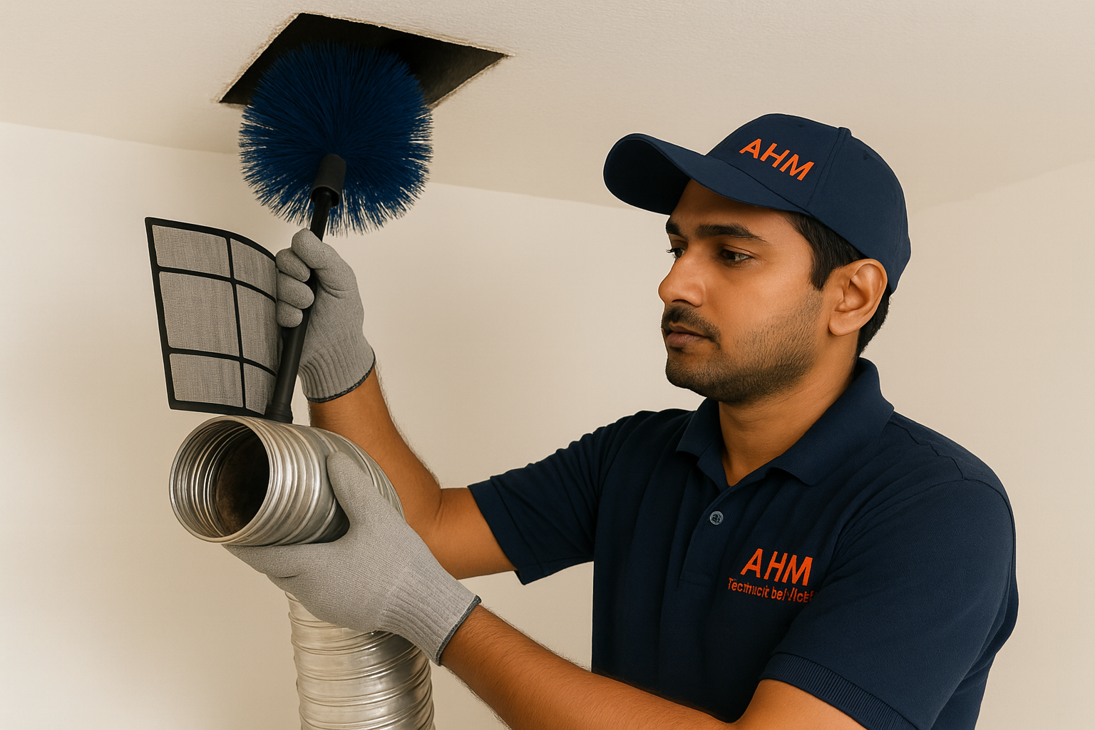 Duct and coil cleaning to improve airflow and air quality